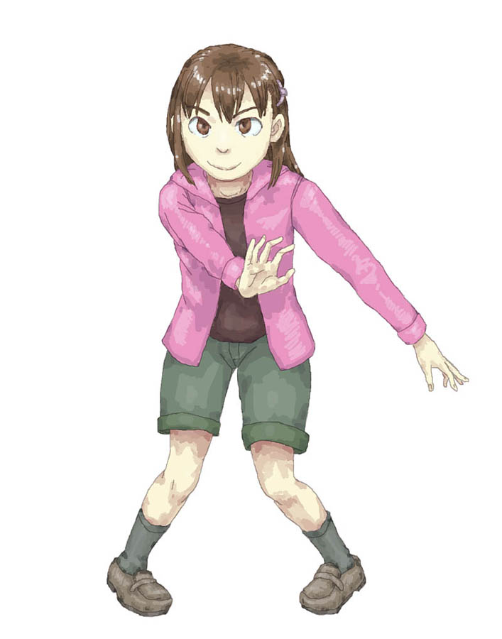ドヤ顔ポーズの女の子